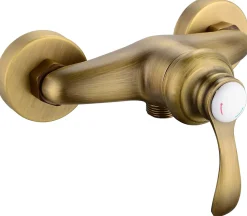 Mitigeur de douche mécanique vieux bronze Edouard Rousseau Byron