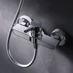 Mitigeur de douche mécanique Robinet Salle de Bain Chromé, FXB20000 X-Joy S AM.PM
