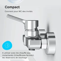 Mitigeur de douche mécanique Robinet Salle de Bain Chromé, FXB20000 X-Joy S AM.PM