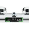 Mitigeur de douche thermostatique chrome avec affichage LED Edouard Rousseau Ekogest