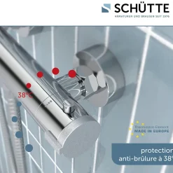 Mitigeur de douche thermostatique Schütte LONDON chromé