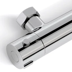 Mitigeur de douche thermostatique chromé - Entraxe 15 cm - avec bouton de sécurité 38C LOMAZOO