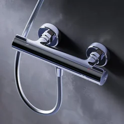 Mitigeur de douche thermostatique Robinet salle de bain Chromé, FGA40000 Gem AM.PM
