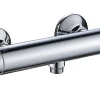 Mitigeur de douche thermostatique chrome, Edouard Rousseau Sferou