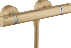 Mitigeur de douche thermostatique bronze brossé, Hansgrohe Ecostat Comfort