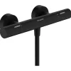 Mitigeur de douche thermostatique noir mat Hansgrohe Ecostat Life