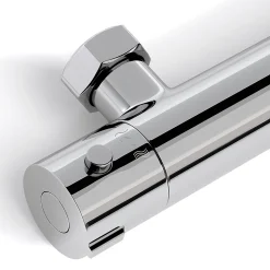 Mitigeur de douche thermostatique chromé - Entraxe 12 cm - avec bouton de sécurité 38C LOMAZOO