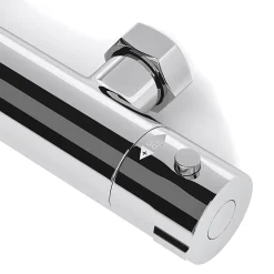 Mitigeur de douche thermostatique chromé - Entraxe 12 cm - avec bouton de sécurité 38C LOMAZOO
