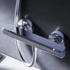 Mitigeur de douche thermostatique Robinet salle de bain, Chromé FNA40000 Flash AM.PM