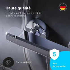 Mitigeur de douche thermostatique Robinet salle de bain, Chromé FNA40000 Flash AM.PM