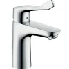 Mitigeur de lavabo 100 CH3 CoolStart avec poignée extra longue, chrome, Hansgrohe Focus