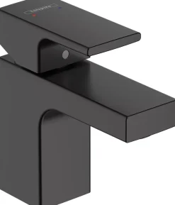 Mitigeur de lavabo 70 hansgrohe Vernis Shape noir mat
