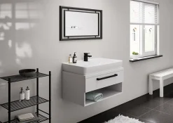 Mitigeur de lavabo 70 hansgrohe Vernis Shape noir mat