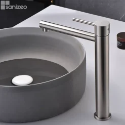 Mitigeur de Lavabo Bec Haut en Acier Inoxydable Intérieur / Extérieur IMEX MOSCU BDK034-3