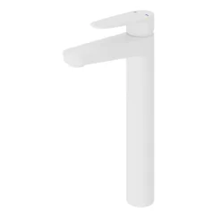 Mitigeur de lavabo blanc GoodHome Cavally XL