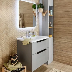 Mitigeur de lavabo chromé Hansgrohe Ecos L
