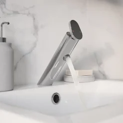 Mitigeur de lavabo chromé GoodHome Nyasa