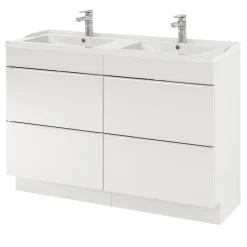 Mitigeur de lavabo chromé taille M avec bonde clic-clac, GoodHome Cavally