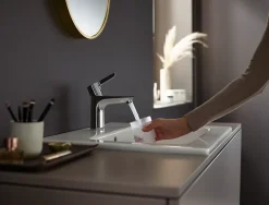 Mitigeur de lavabo chromé Hansgrohe Waterforms L CoolStart