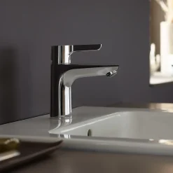 Mitigeur de lavabo chromé Hansgrohe Waterforms L CoolStart