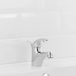 Mitigeur de lavabo chromé GoodHome Eidar