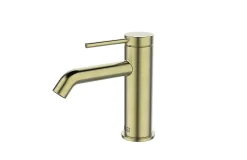 Mitigeur de lavabo EsseBagno en laiton or brossé