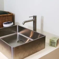 Mitigeur de lavabo facon inox Essebagno Lollipop