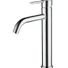 Mitigeur de lavabo haut, chromé, monocommande, mixte froid/chaud
