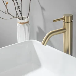 Mitigeur de lavabo LOMAZOO doré Midas