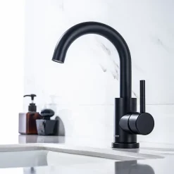 Mitigeur de lavabo LOMAZOO noir Styx