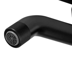 Mitigeur de lavabo M noir mat, GoodHome Selenga