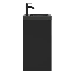 Mitigeur de lavabo M noir mat, GoodHome Selenga