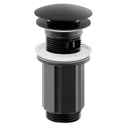 Mitigeur de lavabo M, noir, GoodHome Levanna