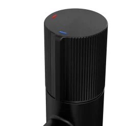 Mitigeur de lavabo M, noir, GoodHome Levanna