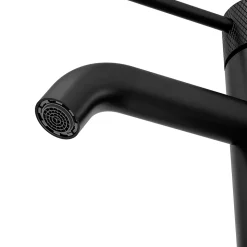 Mitigeur de lavabo M noir mat, Owens GoodHome