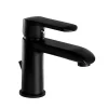 Mitigeur de lavabo mécanique H.14,6 cm, noir mat, Kramer Colors