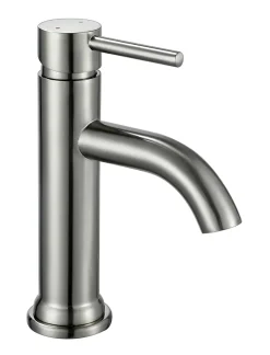Mitigeur de lavabo mécanique inox, Edouard Rousseau Ilo Small