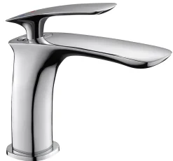 Mitigeur de lavabo mécanique chrome, Edouard Rousseau Orkid