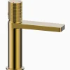 Mitigeur de lavabo mécanique laiton brossé, Edouard Rousseau Orcus