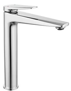 Mitigeur de lavabo mécanique haut chrome, Edouard Rousseau Gloss