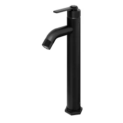 Mitigeur de lavabo noir GoodHome Selenga XL