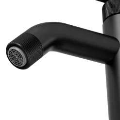 Mitigeur de lavabo noir GoodHome Selenga XL