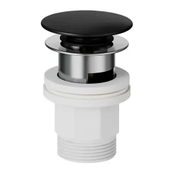 Mitigeur de lavabo noir GoodHome Sauga