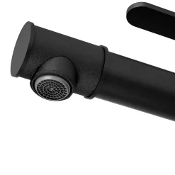 Mitigeur de lavabo noir GoodHome Sauga