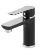 Mitigeur de lavabo noir GoodHome Wicie