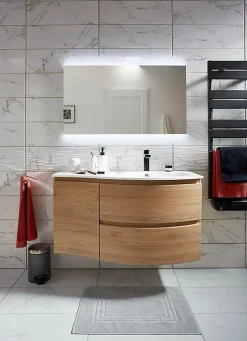 Mitigeur de lavabo noir H.16,6 cm GoodHome Pazar