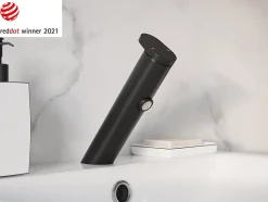 Mitigeur de lavabo noir mat GoodHome Nyasa