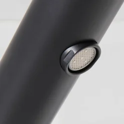 Mitigeur de lavabo noir mat GoodHome Nyasa