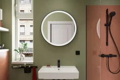 Mitigeur de lavabo noir mat Hansgrohe Vernis Blend 100