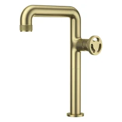 Mitigeur de lavabo XL H.32 cm, doré, Essebagno Factory